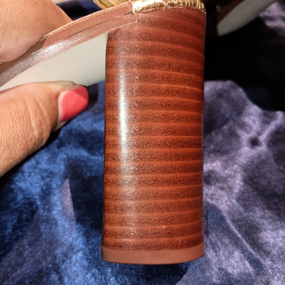 Franco Sarto Olinda Gold Strappy Heels – Size 10 – NWOT - Picture 6 of 8